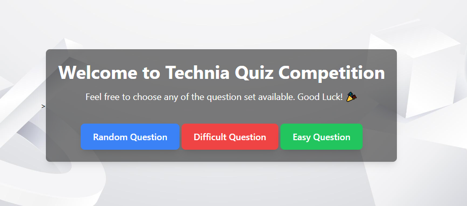 Quiz App Screenshot